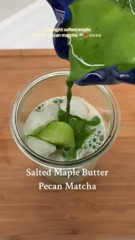 Just practicing my free will at midnight 🤭 @Matcha Sunday LLC @Syruvia @Weck Jars #matchatok #matchalatte #asmrsounds #saltedmaplelatte #butterpecan    