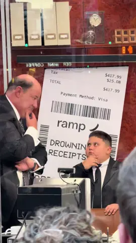 We put Kevin from The Office (Brian Baumgartner) in a glass box in Flatiron NYC to see if he could process expense reports faster than Ramp. He can’t: Ramp’s automation wins every time 💳😎  #BriansOffice #Ramp” #finance #ai #theoffice 