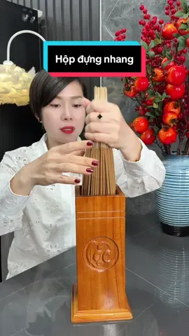 Hộp đựng nhang mẫu hoa sen đục chữ Phúc Lộc Thọ #xh #viral #ongdungnhang #ongdungnhangbanggo #cindythuytichcuc