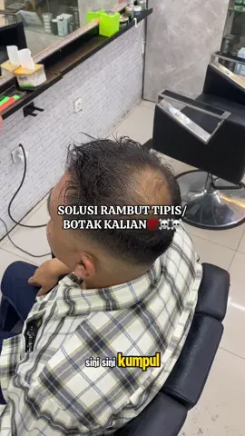 solusi kebotkan kalian , tampil lebih pede bersama @CAVE Men's Grooming hair fiber #cavehairfiber #trustedbycapster #fyp 