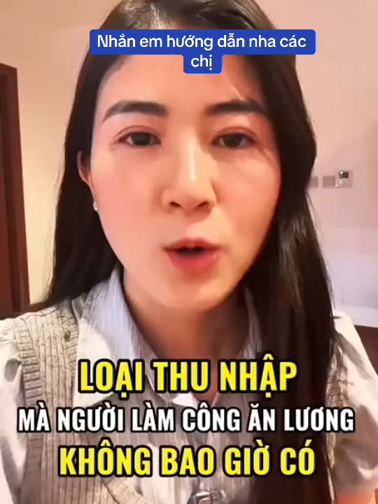 Loại thu nhập làm công ăn lương không bao giờ có !