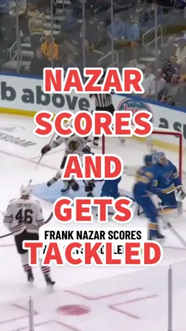 A little bit of everything on this goal by Frank Nazar 😅 #nhlonsn #NHL #franknazar #chicagoblackhawks #hockey 