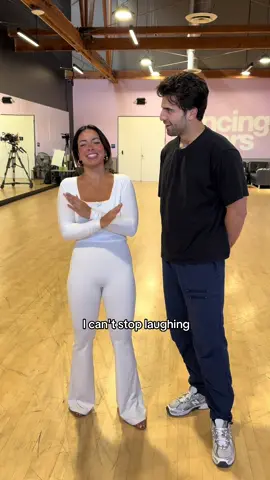 Proof we should never do interviews together 💀🤣 @Dancing with the Stars #DWTS @Jan Ravnik 