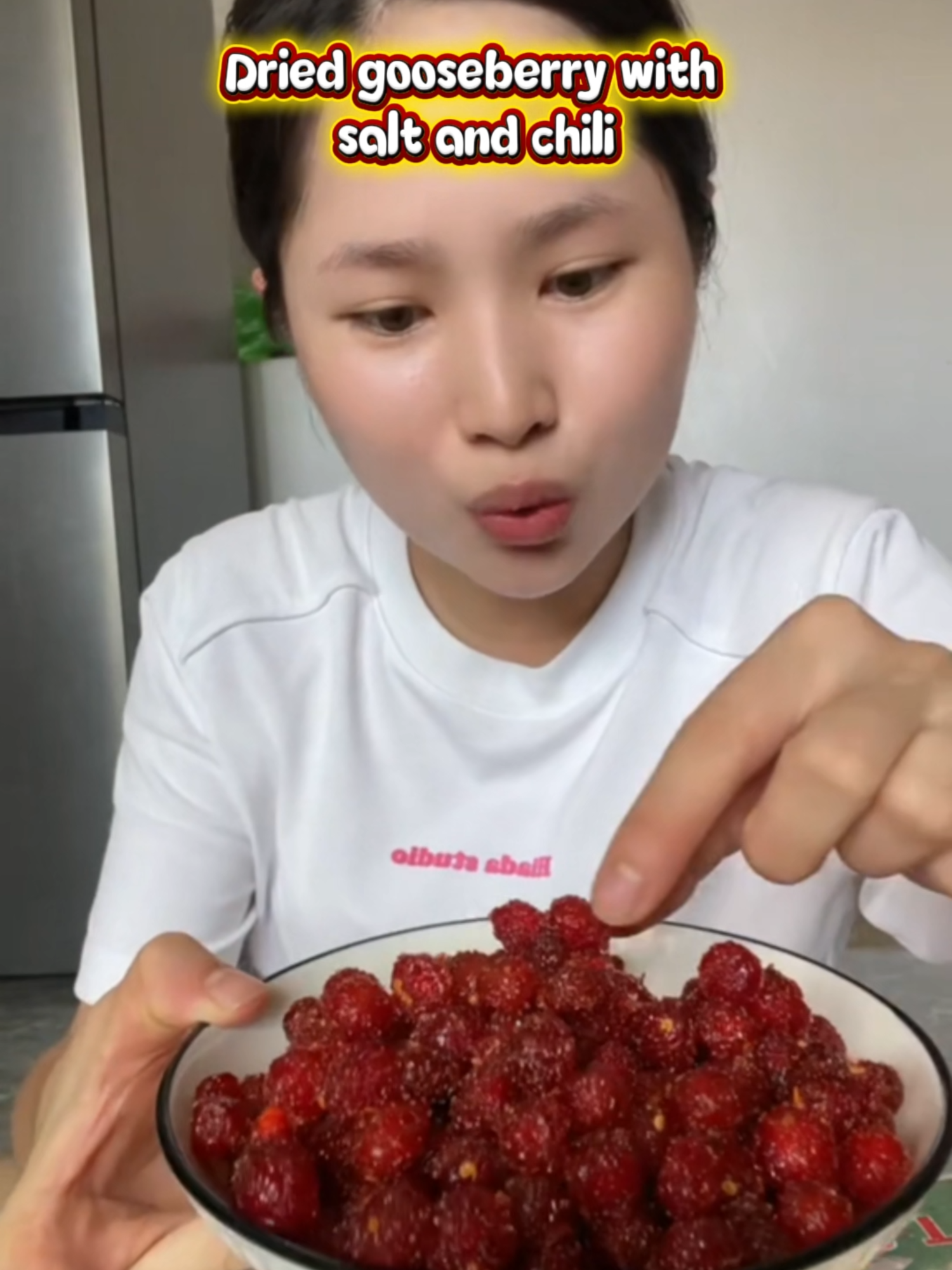 Salt and chili dried gooseberry is now on tiktok🥰 #HealthySnack #TiktokPH #TikTokFoodPH #DriedFruit #tiktok #gooseberry #fypシ