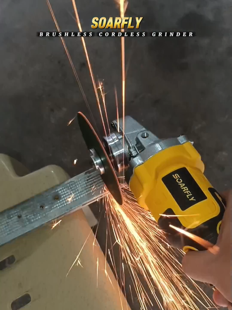 SOARFLY 1588Vf Cordless Grinder Wireless Heavy Duty Brushless Portable Grinding Tool. Perfect For Home & Work Use🔥 #soarfly #grinder #powertools #grinding #fyp 