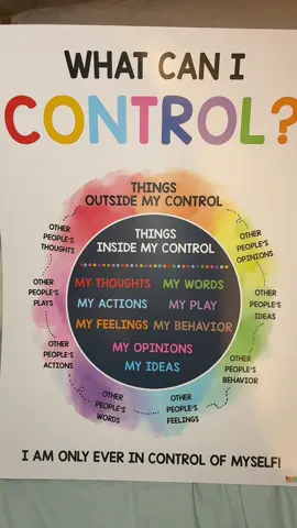 #feelings #calming #selfhelp #teachersoftiktok my favorite thing to say to a child that’s upset: “Who can you control?”