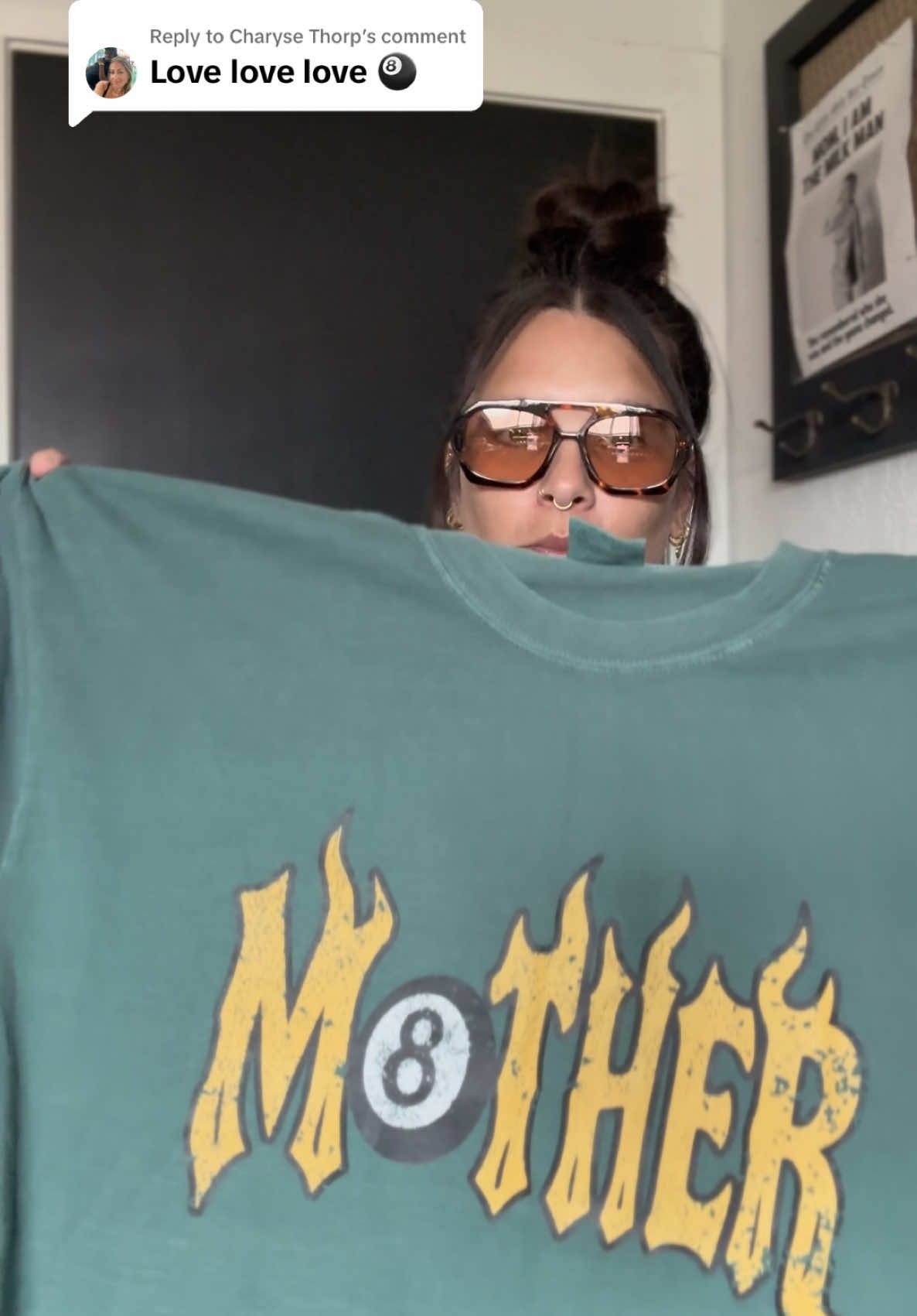 Replying to @Charyse Thorp 🎱🔥  #mother #graphictees #8ball #comfortcolors #MomsofTikTok 