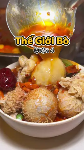 Bò nướng nè #ancungdaune #reviewanngon #thegioiboquan4 #quan4angi #laubomongco 