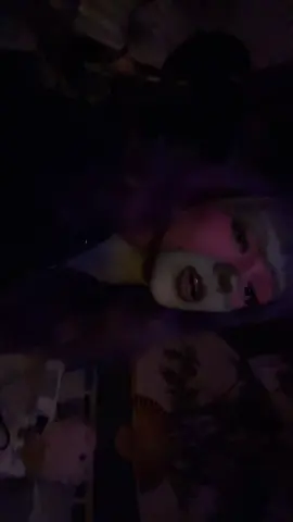 I need to buy black lipstick ngl #halloweenmakeup #zombiemakeup #alt #purplehair 