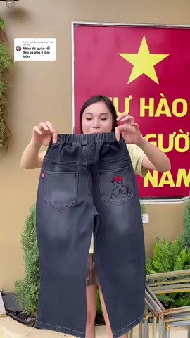 Trả lời @Thu Thủy yên bái quần jean nhà này đúng chân ái luôn, các mẹ nhận hàng cho con mặc lên phom kiểu gì cũng ưng 
