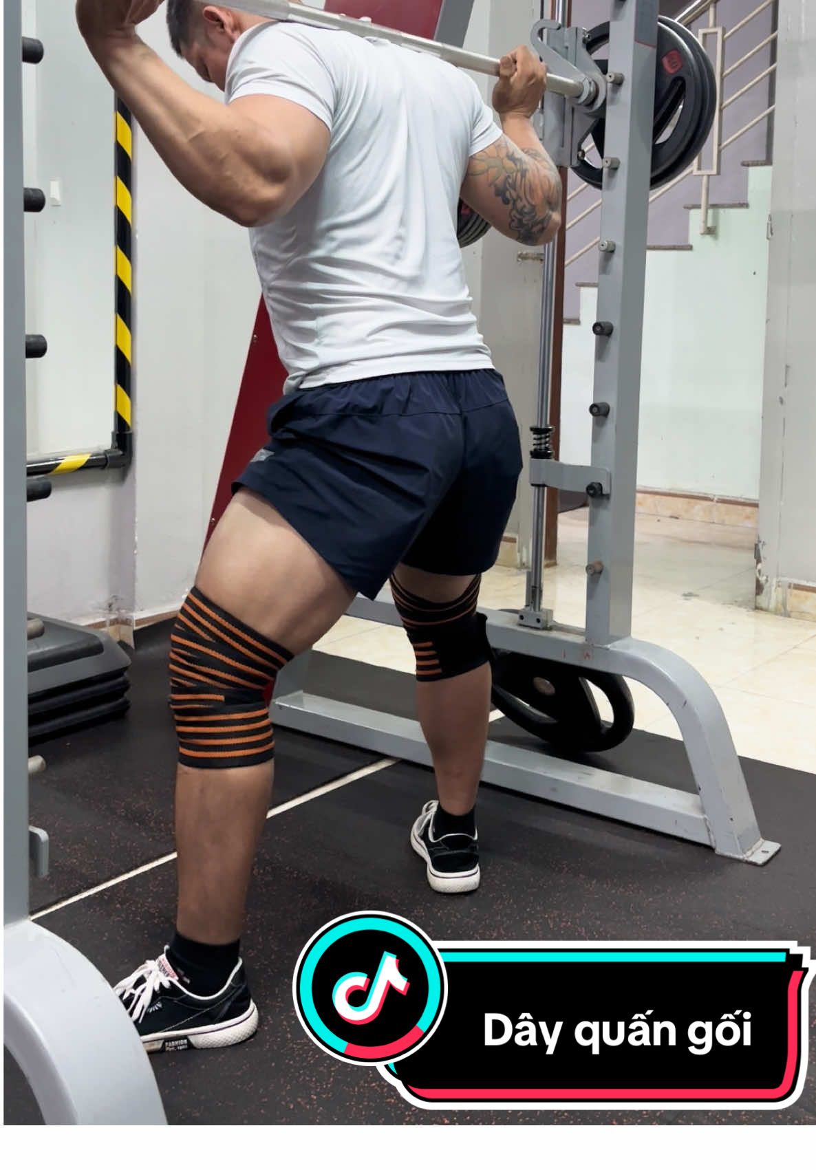 Dây quấn gối tập gym #xuhuong #xuhuongtiktok #quangoi #quangoitapgym #bogoi 
