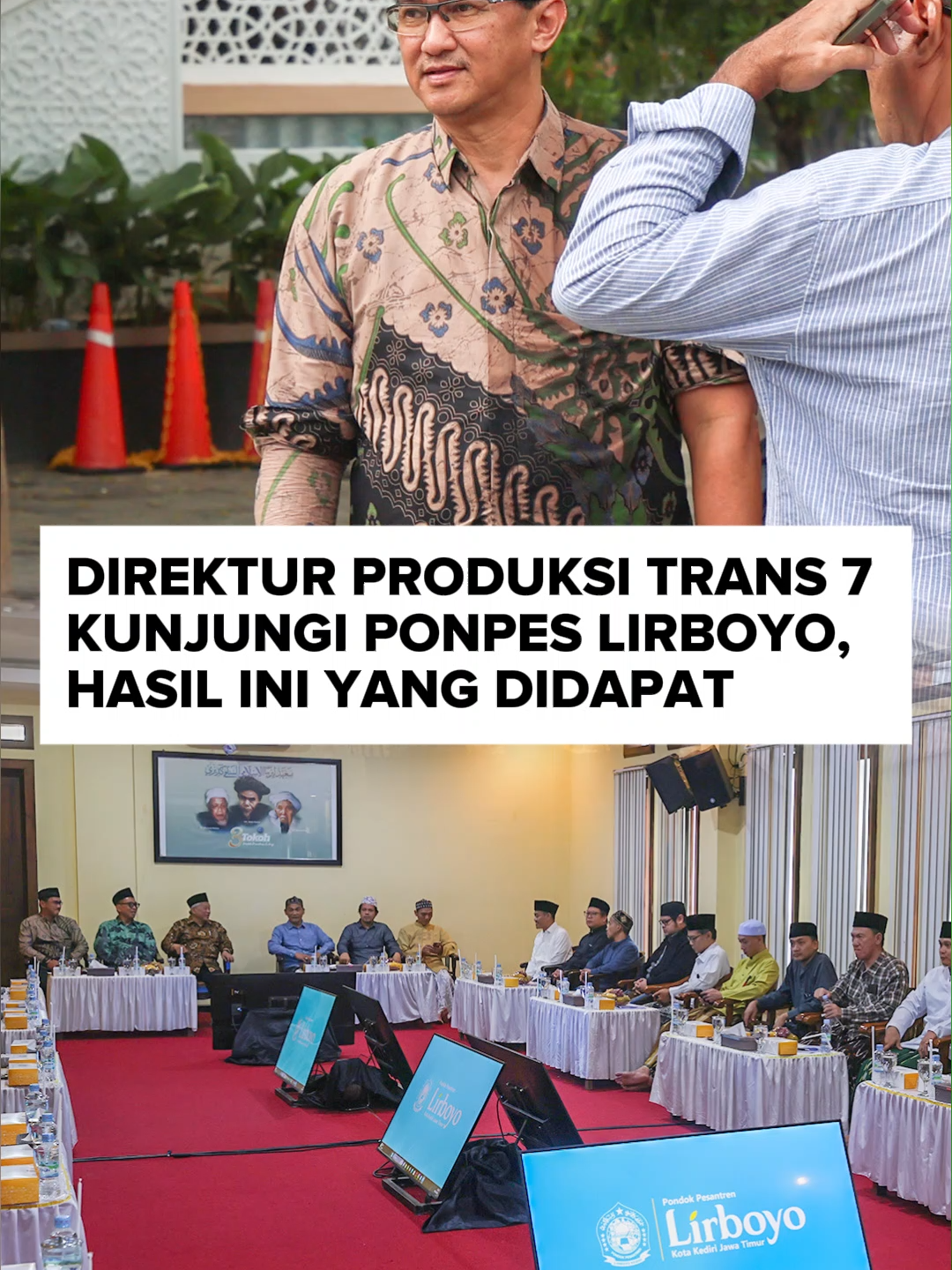 Direktur Produksi Trans7 Andi Chairil mengunjungi Pondok Pesantren (Ponpes) Lirboyo kemarin. Menindaklanjuti tayangan Xpose Uncensored yang menuai reaksi keras pesantren dan para alumni, Andi yang kemarin bersama CEO Detik Network Abdul Aziz itu meminta maaf secara langsung kepada ponpes tua di Kota Kediri tersebut.   Kiai Oing Abdul Muid Shohib yang ikut menemui tim Trans7 bersama mantan Ketua Dewan Pers M. Nuh mengatakan, kedatangan rombongan Trans7 kemarin tujuannya silaturahmi. Sekaligus menyampaikan klarifikasi.  #radarkediri #viral #fyp #kediri24jam #jawapos #ponpeslirboyo #trans7
