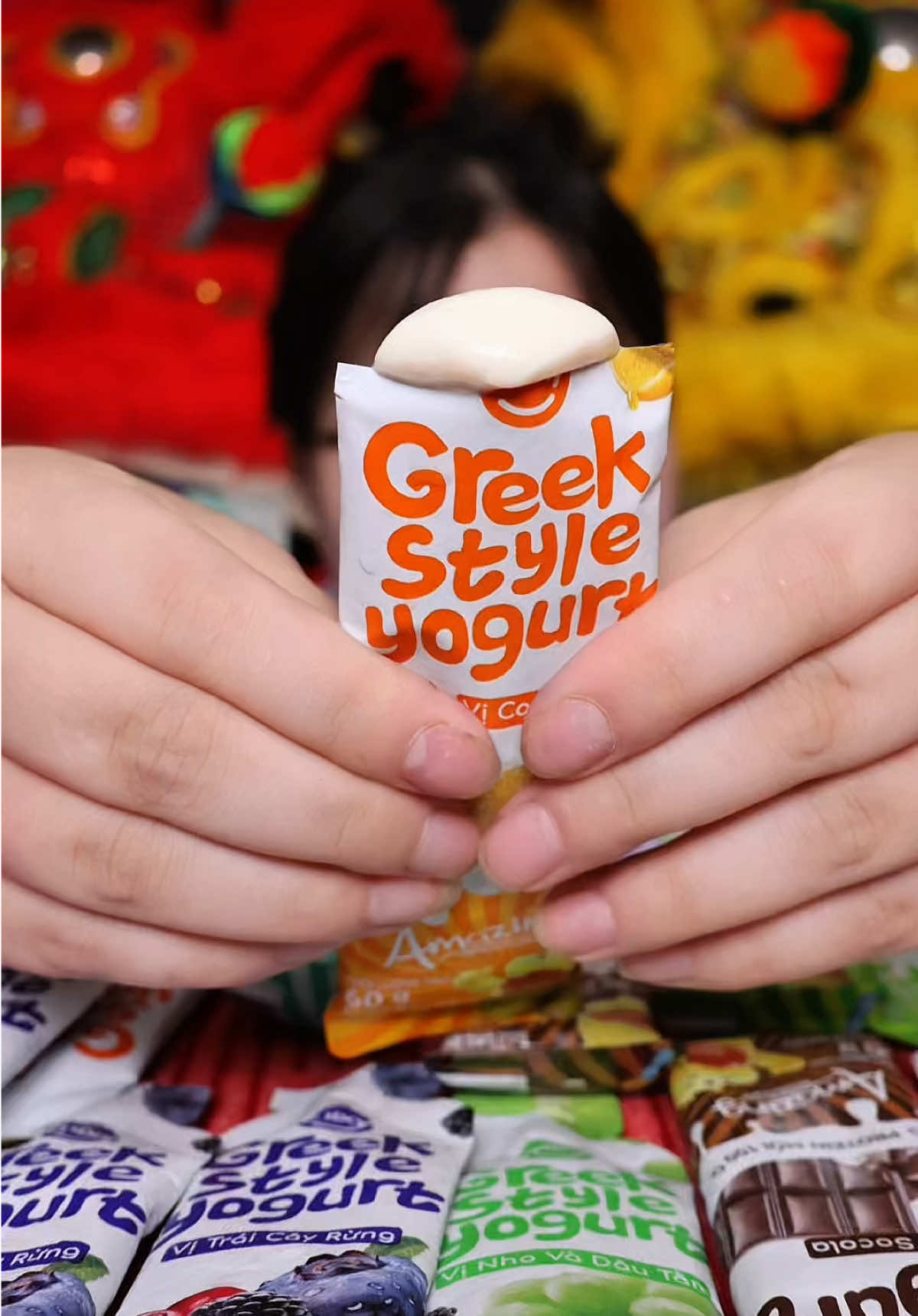 Sữa Chua Mixy Hy Lạp thơm ngon sánh mịn #linhduyen #mukbang 