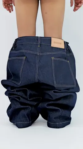 Denim Ballon Pants 👖 #gozeal 