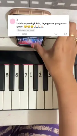 By request, Not angka Mars GWSM. #gwsm #marsgwsm #garudawisnusatriamuda #pianika 