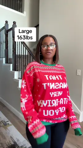 Love this Xmas sweater .comfortable nd good quality