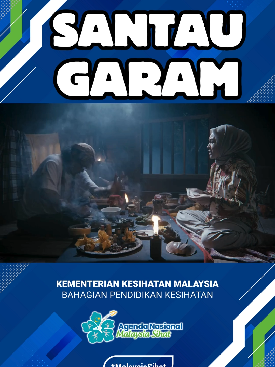 Hidup ni macam masakan... Ada masin, masam, manis… Semua bagi rasa. Tapi, kawal pengambilan garam anda. Cukup sedikit, cegah penyakit. #MalaysiaSihat #SihatItuSaya