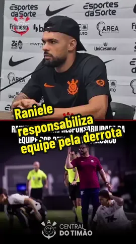 “A culpa é toda nossa” 🏴🏳️ Raniele assume responsabilidade da equipe na derrota contra o Santos.  📹 Vinicius Lúcio/ Central do Timão  #centraldotimão #corinthians #foryou #viral #tiktokesportes 