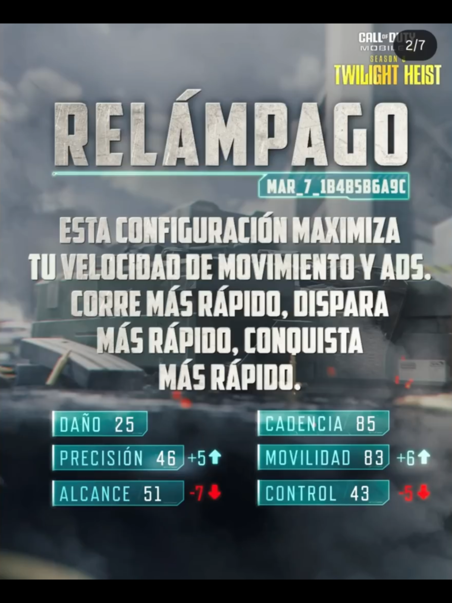 la clase relampago de la ram 7? #codmobile
