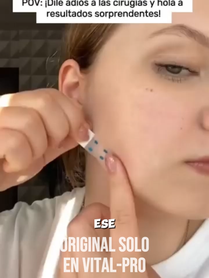 3) 120 parches de lifting facial invisibles que tengas la piel al instante, hoy en oferta con envio gratis y pago al recibir.
