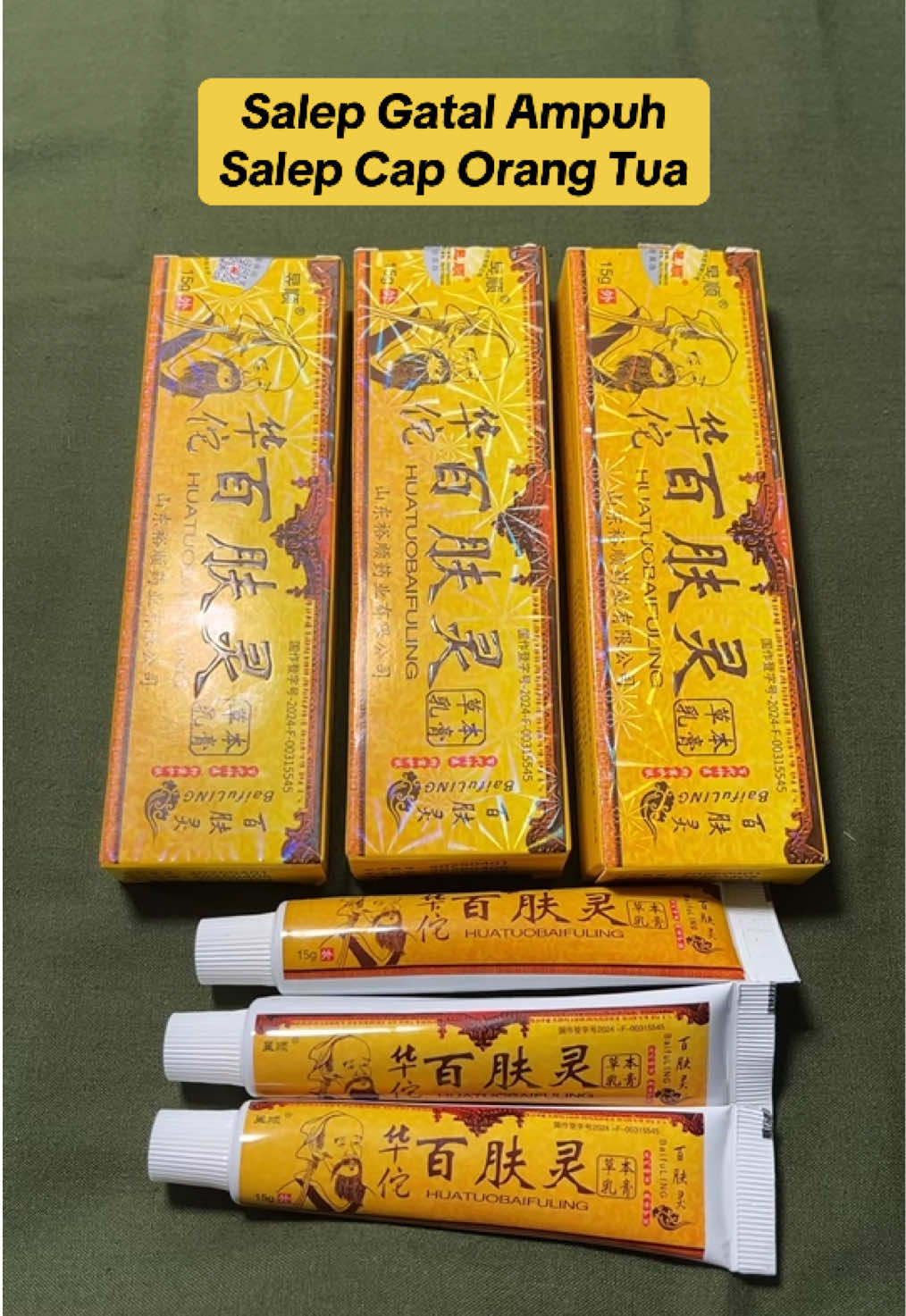 Salep Cap Orang Tua Salep Gatal Ampuh #salepgatal #salepeksim #salepcina #salepcaporangtua #salepherbal 