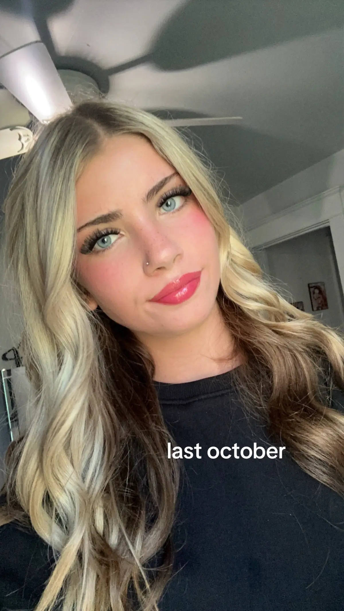 um what??? #thisyearvslastyear#october