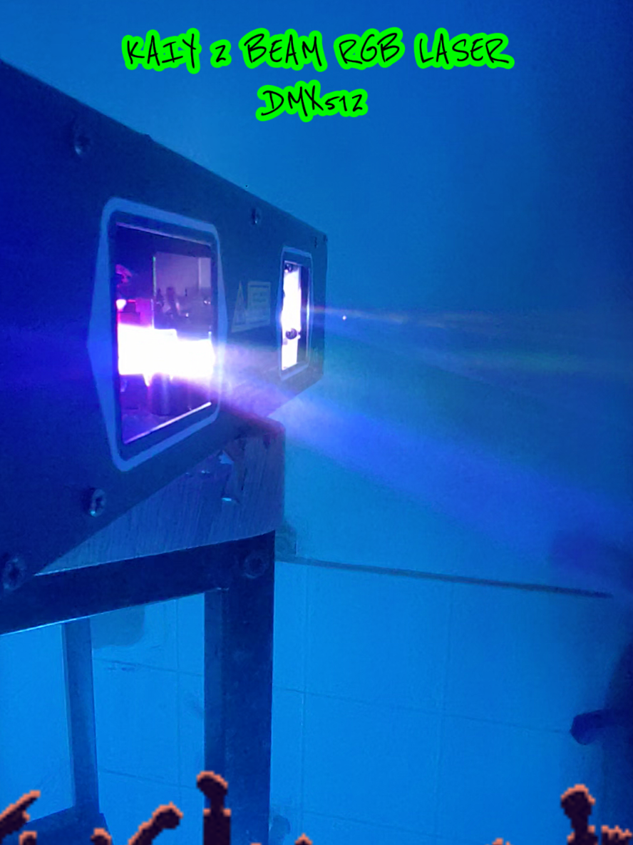 KAIY 2 BEAM FULL COLOR RGB DMX512 #kaiy  #dmx512  #discolight  #laserlight  #discolightshow 