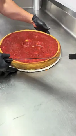Chicago Style Stuffed Pizza Satusfying Pizza Cuts