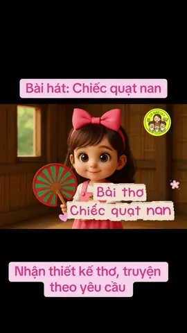 Chán đọc thơ thì mình chuyển thành bài hát cho vui nào các cô 😉 #CogiaoLily🌸 #AI #hoathinh3D #sangkienkinhnghiemmamnon #xuhuongtiktok 
