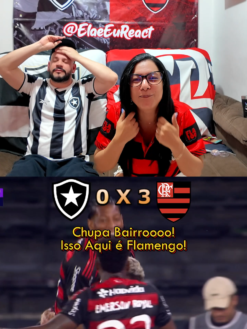 React do atropelo do Flamengo sobre o time perdido do Botafogo que levou 3x0 e poderia ter levado mais! #flamengoxbotafogo #botafogoxflamengo #brasileirao #flamengo  #botafogo 
