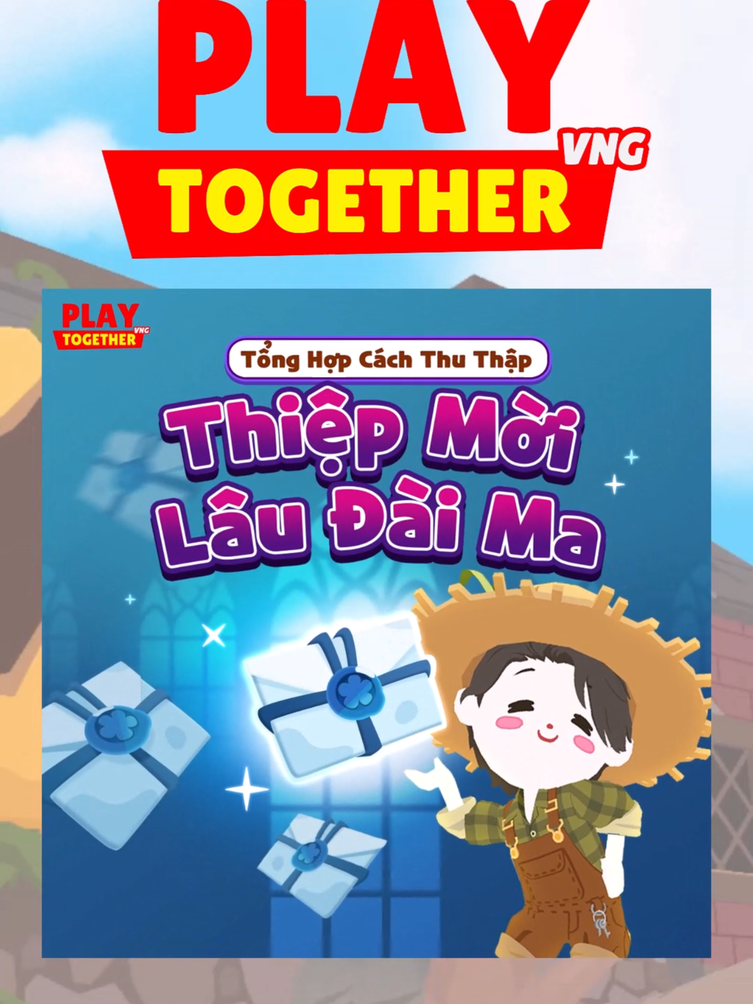 Tổng hợp 6 cách chính thu thập thiệp mời lâu đài - Bản cập nhật mới Play Together #playtogether #playtogethervng #WhatToPlay #GamingOnTikTok