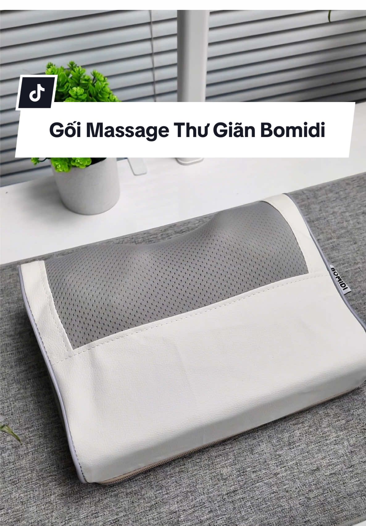 Gối Massage Thư Giãn Bomidi MP1 3 tốc độ, 20 viên bi lăn xài ok lắm các bạn #goimassage #bomidimp1 #goimassagecovaigay #goimassagehongngoai #datnhacua 