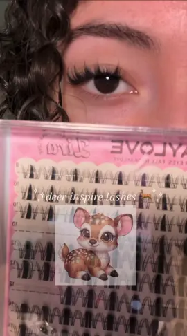 I got the lira style! #lasclusters #fyp #okaylovelashes #deerinspiredlashes 