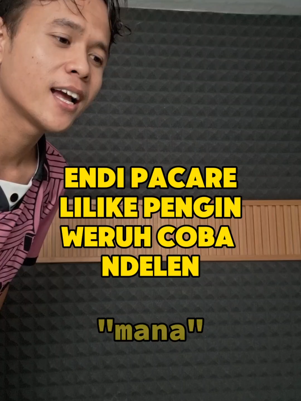 endi pacare rul, lilike pengin weruh coba, lah lik? nyong be pada bae pengin weruh. mardiah ta ana kaehh tanggane nyong lik. #arulngapak #fakesituation #foryoupage 