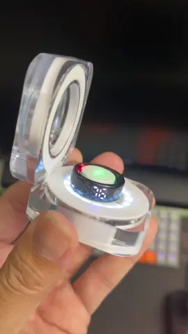 Smart ring led display keren bisa untuk scroll tiktok. #smartringaolon #smartringdetakjantung #smartring 