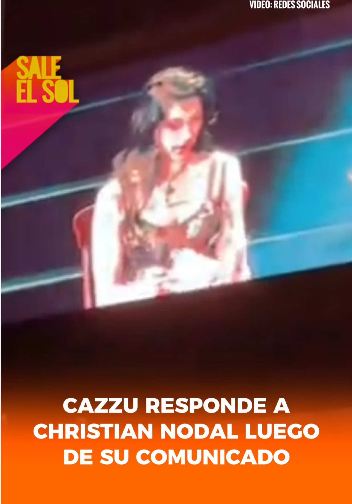 ¡En su segundo concierto en el Auditorio Nacional, #Cazzu le respondió a #ChristianNodal luego de que lanzara un comunicado desmintiendo su declaraciones sobre su hija #Inti! 😱🚨💃🏻☀️📺 #SaleElSol 