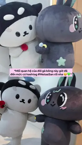 Giờ trong GMMTV chúng ta đã có thêm couple mascot mới là MetaaSan rồi nha 🤣 Đôi này tiến triển quá nhanh luôn đó 😆💖 #winmetawin #snowballpower #opasiamkajorn #metaa #polcasan 