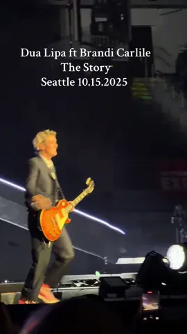 The Story - Dua Lipa ft Brandi Carlile @Dua Lipa @Brandi Carlile @climatepledgearena @The Femme Flock #foryoupage #fypシ #seattle #dua #foryourpage 