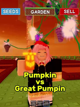 Pumpkin vs Great Pumpkin #roblox #growagarden 