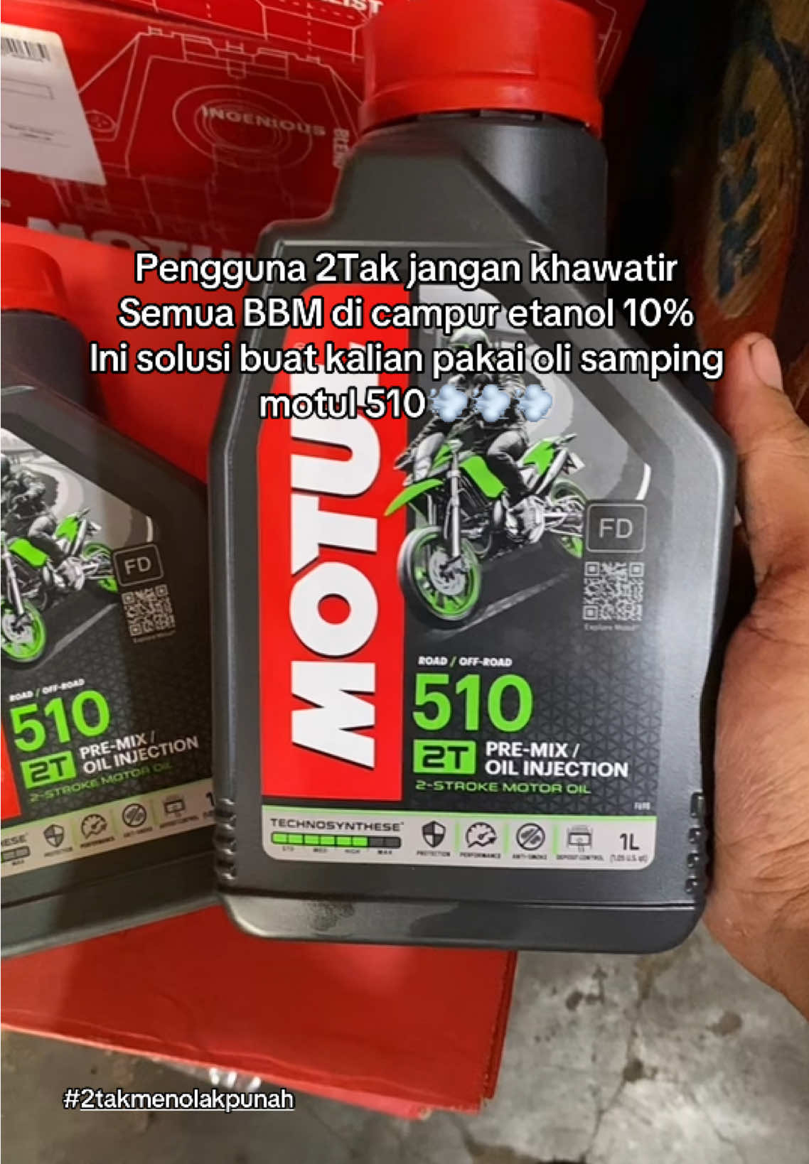 motul 510 #2takmenolakpunah #etanol #lebihbaikmotul #rxkingindonesia #kawasakininja 
