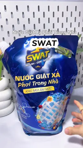 Nước giặt xả 5in1 Swat khử mùi ẩm mốc, lưu hương đến 72h mê  nha mấy bà #SWAT #NuocGiatXa #72hThomLau #KhongLoHoiAm #xuhuong 