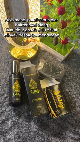 Paket lengkap banget kan🥰🥰 beli 2 lebih murce loh😁 @Tresno Mujarab Indonesia #minyakwaji #sabunwaji #sehat #herbal #antibakteri 