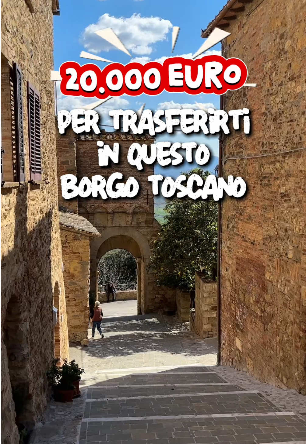 Vuoi vivere in Toscana? Ecco il borgo toscano che offre 20.000 euro a chi si trasferisce! Radicondoli è un piccolo borgo tra Siena e il mare, immerso in colline verdi e silenziose, dove la Toscana mostra il suo volto più autentico. Negli anni ’50 contava oltre tremila abitanti, oggi sono meno di mille: un calo che ha lasciato molte case vuote e strade troppo tranquille. Per invertire questa tendenza, il Comune ha lanciato un progetto ambizioso: fino a 20.000 euro per chi decide di acquistare e vivere qui, con contributi aggiuntivi per riscaldamento e trasporti. Un modo concreto per ridare vita al borgo e riportare nuove famiglie tra queste colline. 🔸 Tutti i dettagli sono sul sito wivoaradicondoli.it. e alla prossima giratina! #borghi #borghitoscani #radicondoli #toscana #bando  