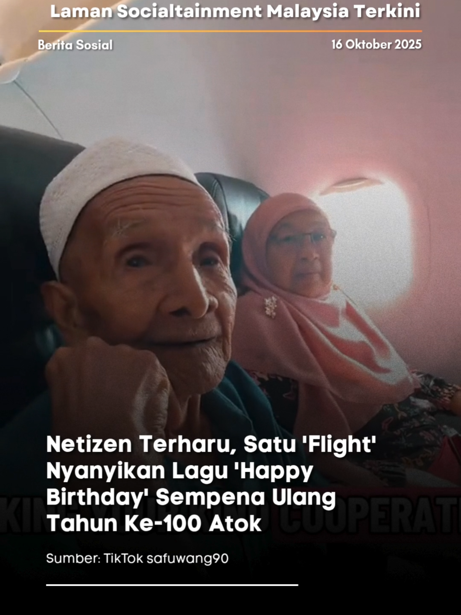 Comel nyaa. semoga Atok sentiasa dalam barakah rahmat Allah💗 Kredit: TikTok safuwang90 P/s: Video di atas bukan hak milik Lobak Merah dan kami telah meletakkan kredit kepada pemilik video. Sekiranya anda ingin menurunkan sebarang video, Sila DM kami dalam kadar segera. Terima Kasih! Jangan lupa untuk Like, Comment. Share dan Follow Lobak Merah! 🧡 Terima Kasih! #fyp #news #trends #berita