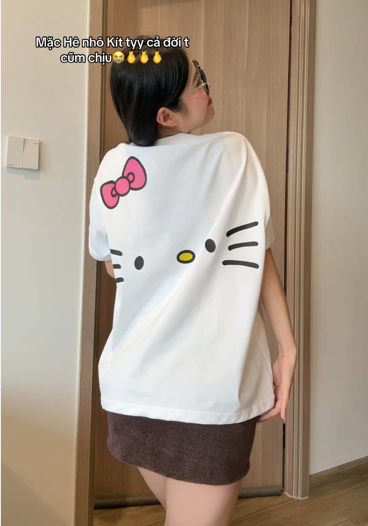 Áo xinh đieng lun ấy🥹🥹🥹 #aothunboxy #aohellokitty #lanbebe 