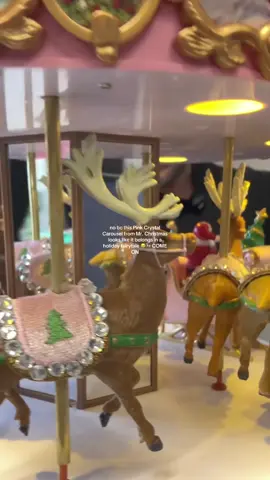 The Mr. Christmas 12” Animated & Musical Pink Crystal Carousel is giving luxury nostalgia. It lights up, plays carols, and the little horses actually move — every detail feels handcrafted and magical. It’s the perfect showpiece for a mantle, entryway, or under the tree when you want your decor to feel straight out of a storybook. You bet your sparkly bootie this is the centerpiece everyone’s gonna ask about. #MrChristmas #HolidayDecor #QVC #ChristmasMagic #TikTokShopCreatorPicks