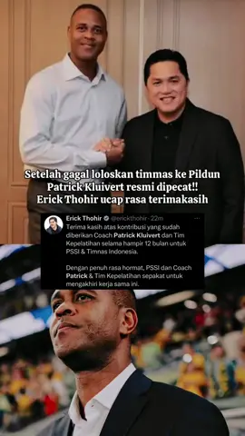 we’ll see gantinya siapa #patrickkluivert #dipecat #pssiindonesia #fyp #erickthohir #gagalpildun 