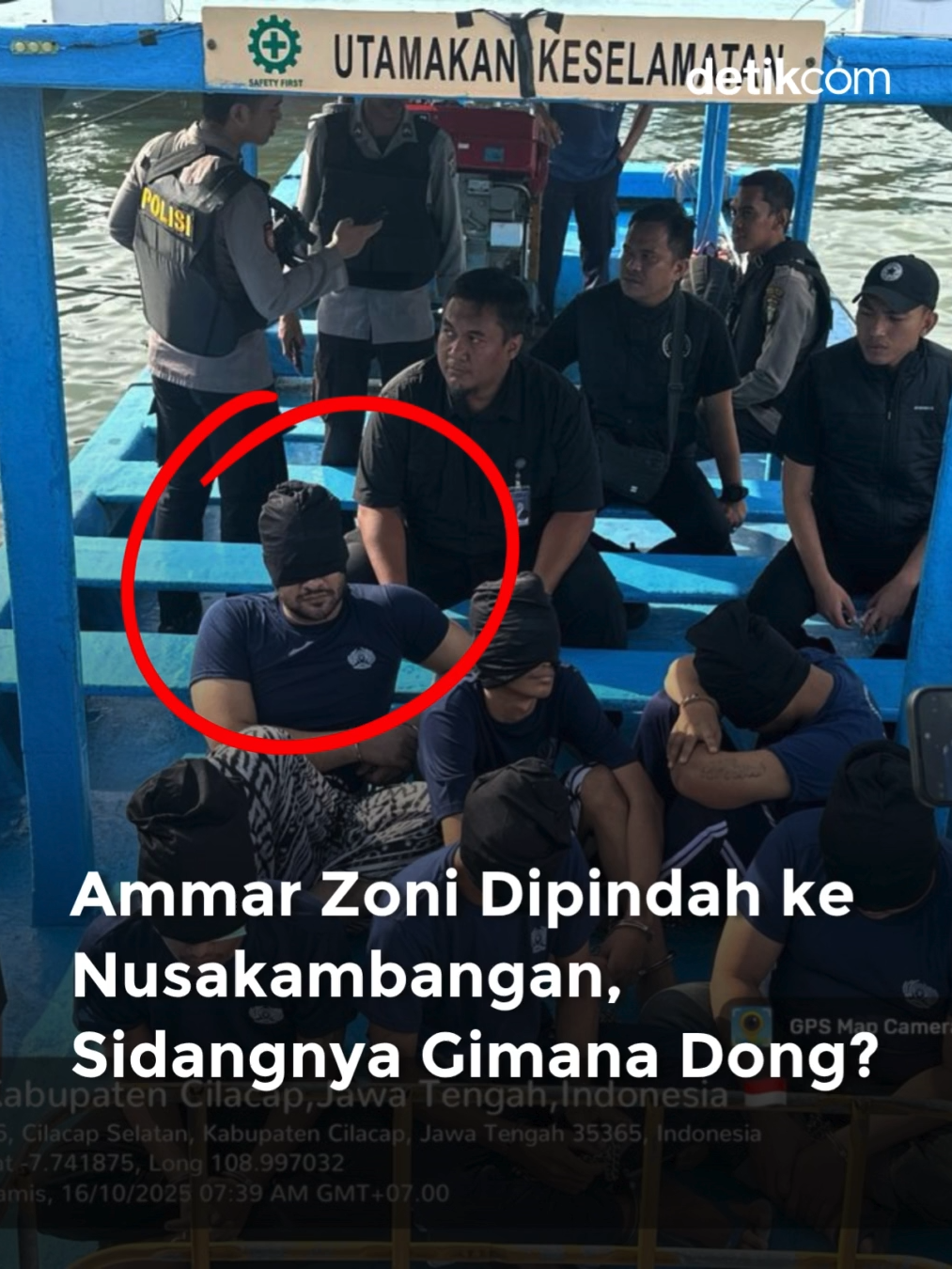 Ammar Zoni dipindah ke Nusakambangan usai heboh jualan narkoba di dalam Rutan Salemba, Jakarta Pusat. Status hukum Ammar Zoni sebenarnya masih sebagai tersangka dan segera menjalani persidangan. Jadi bakal disidang di mana? 