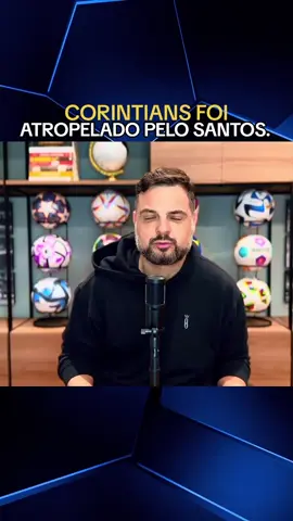 Corinthians foi atropelado pelo Santos. #Corinthians #Brasileirão2025 #Esporteviral #TikTokEsportes #Santos 