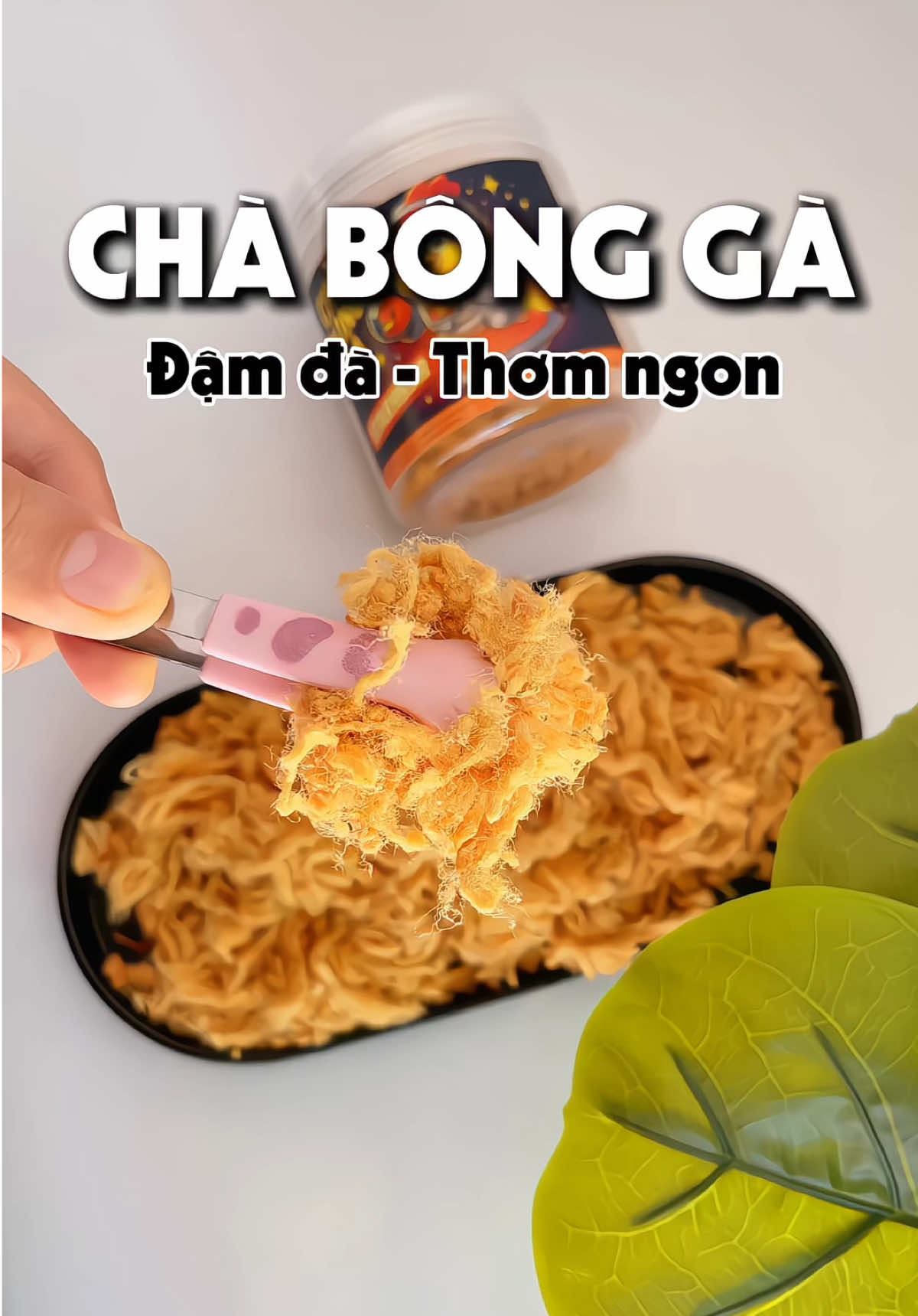 Tui ghiền chà bông gà của nhà Gà lá xỳ này lắm. Mua hũ thứ 2 rồi á ☺️ #chabongga #chabong #chabongucga #anngon 